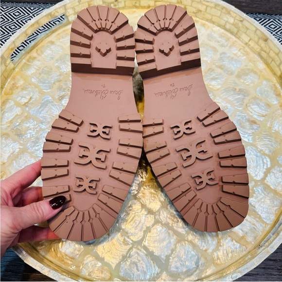 Sam Edelman Laurs Lug Sole Loafers maple sugar lk new 8.5 neutral blush lux - Picture 4 of 6